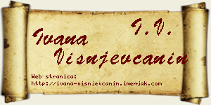 Ivana Višnjevčanin vizit kartica